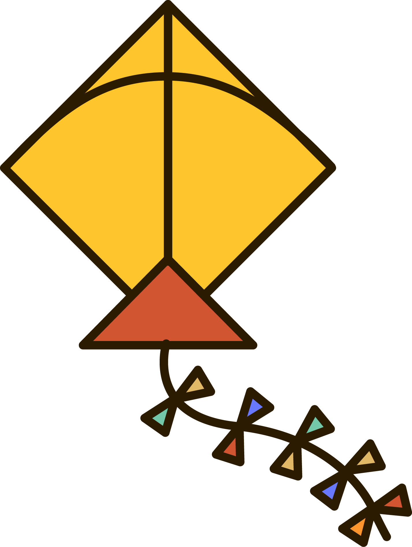 Download Graphic Patterns - Kite Line (1427x1896)