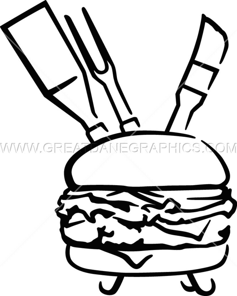 Banner Transparent Tools Production Ready Artwork - Hamburger (825x1031)
