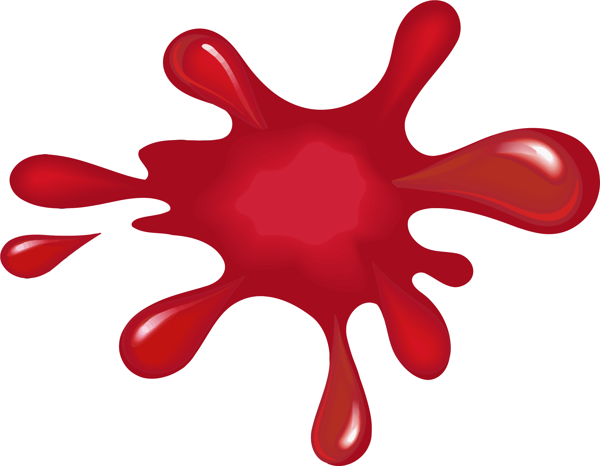 Big Image - Spilled Paint Clipart (2377x1847)