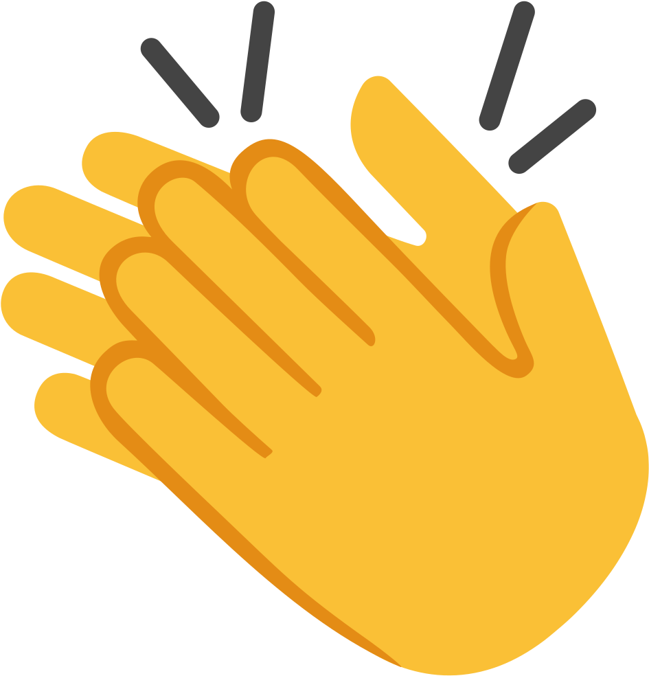 Google - Clapping Emoji (1000x1000)