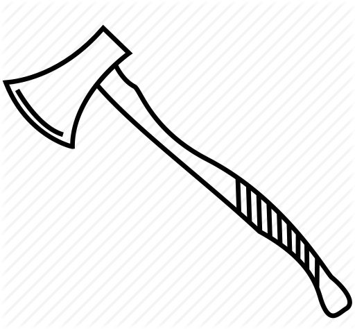 Ax Drawing Clip - Axe Drawing (512x474)