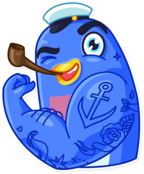 Flexed Biceps Bird Strong - Sea (360x360)