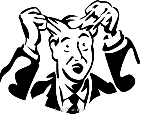 Frustration Clipart - Frustration Vector (480x389)
