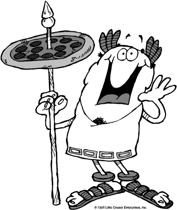 Little Caesar - Little Caesars Logo (368x436)