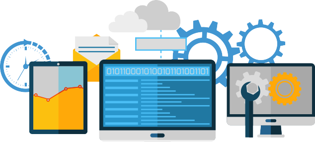 Erp Solution Graphic - System (634x286)