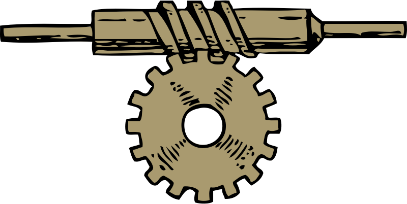 Medium Image - Worm And Worm Gear Diagram (800x402)