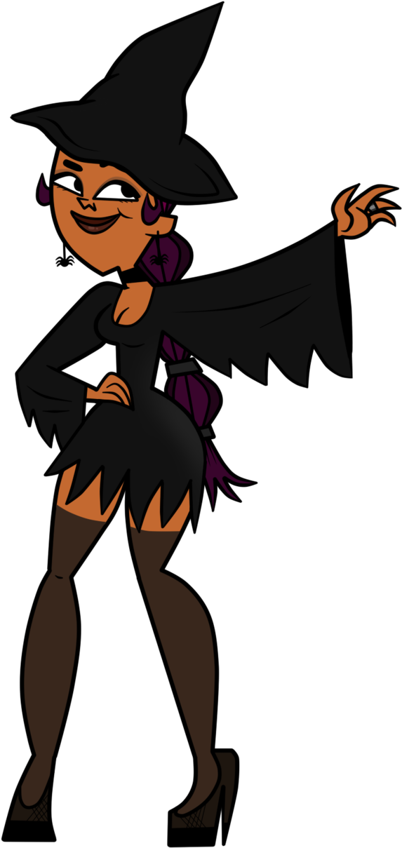 Sierra As A Witch - Drawing (641x1244)