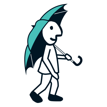 Umbrella - Cartoon (395x376)