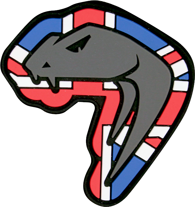 Viper Snake Head Patriot Patch - Vipers (720x720)