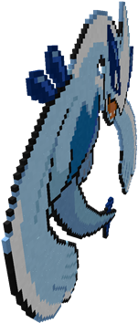 Pixel Clipart Lugia - Pixel (420x420)