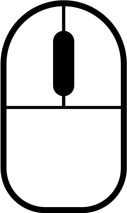 Mouse Scroll Icon - Scroll Wheel (430x715)