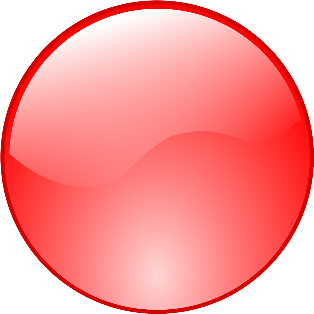 Gumball Clipart Transparent - Red Button (1024x1024)