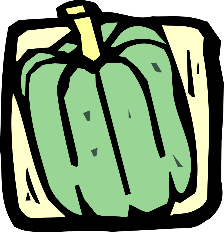 Vegetables 12 Free Vector - Best Gift - Capsicum Green Hoodie/t-shirt/mug Black/navy/pink/white (772x800)
