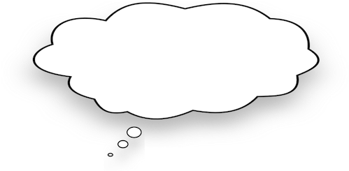 Thought Bubble Public Domain Vectors - Мысли Пнг (643x340)