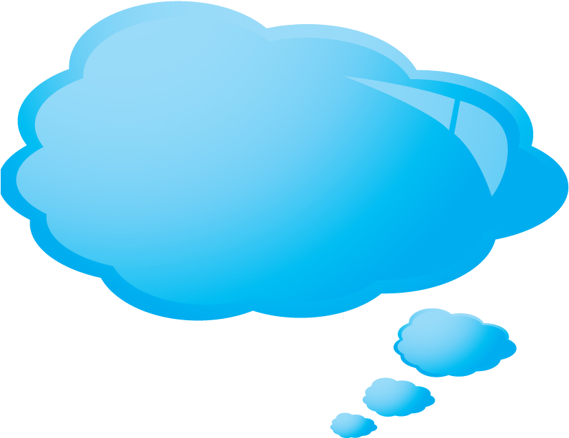 Thought Cloud - Cloud Thought Png (838x662)