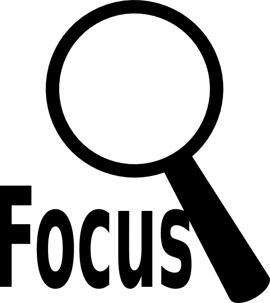 Focus - Black And White Target (534x599)