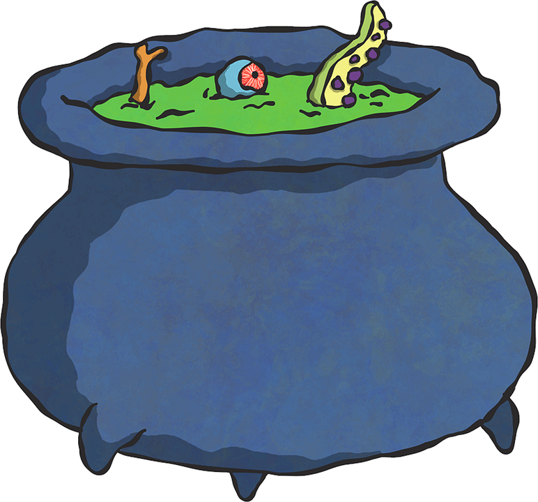 Pot, Witch, Potion, Magic, Spell - Witch Potion Clipart (772x720)