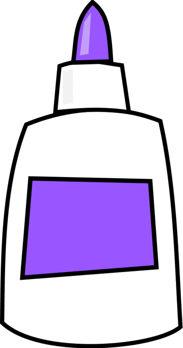 Vector Clip Art - Glue Clip Art (600x1142)