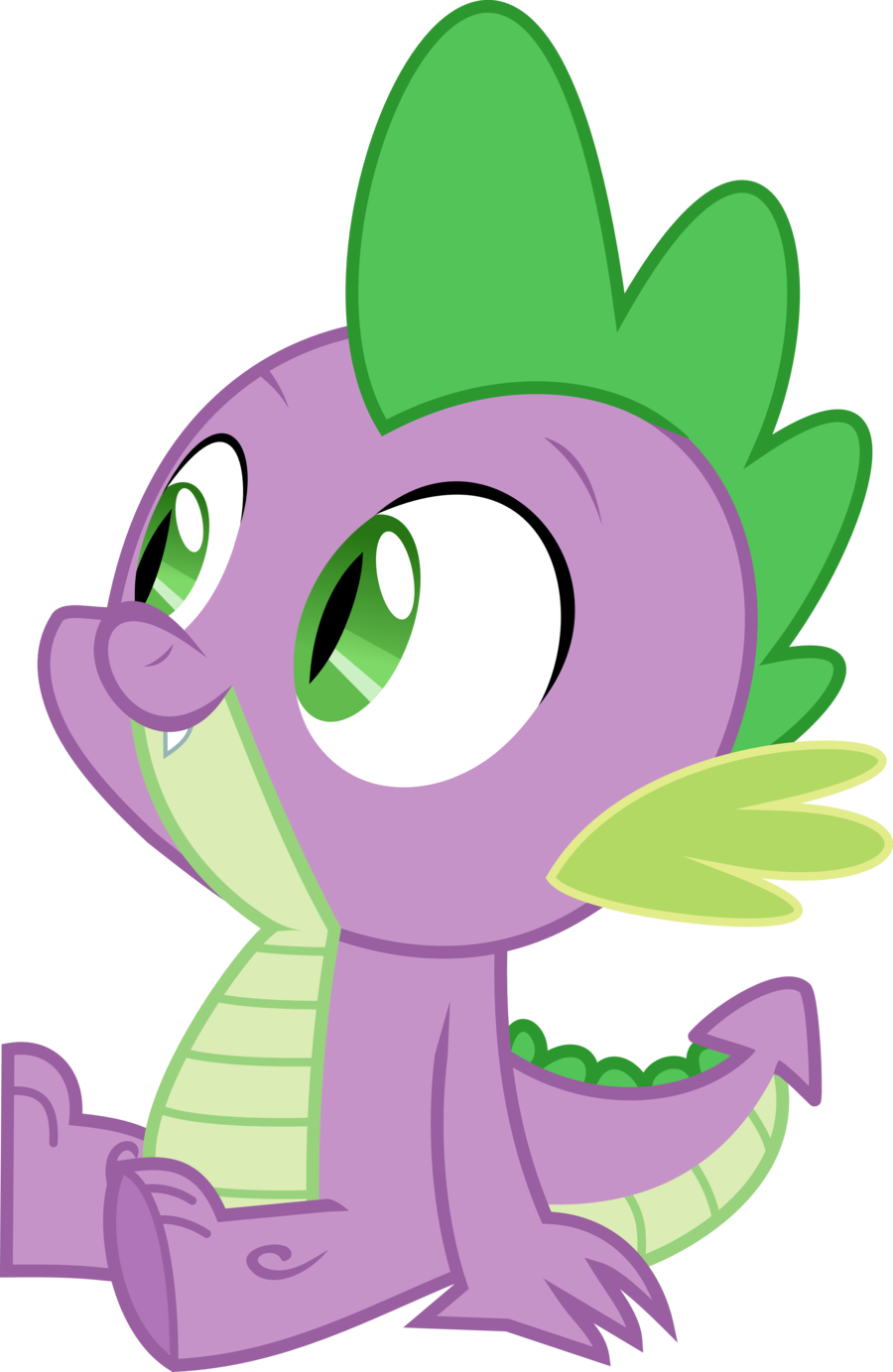 Vector 02} Spikey Wikey Sitting By Eipred - Cartoon (900x1383)