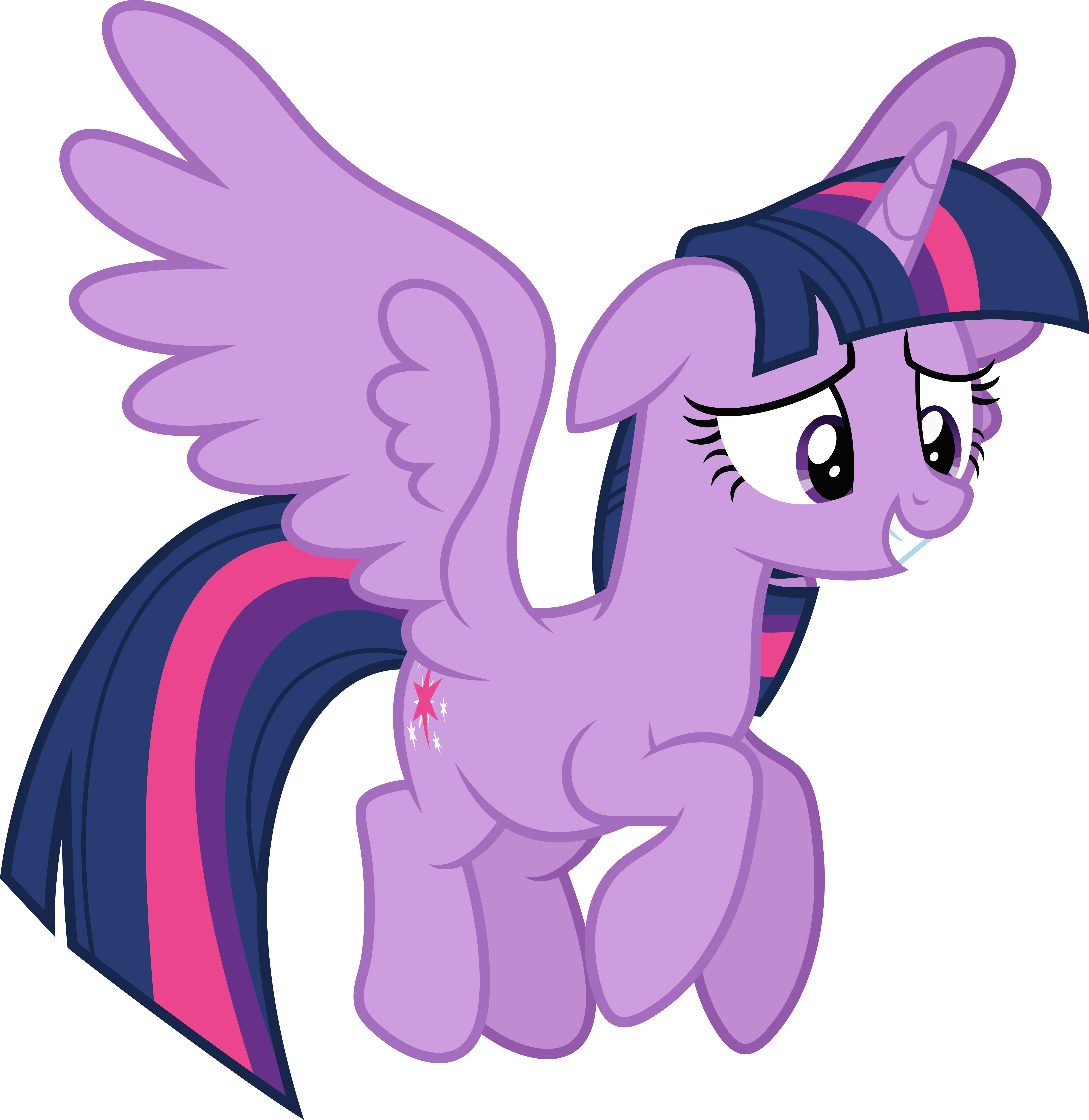 Vector - Dashie Sparkle Twilight Sparkle (4863x5000)