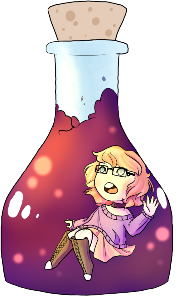 Magic Potion Ych 2 By Awedandodd - Cartoon (731x1094)