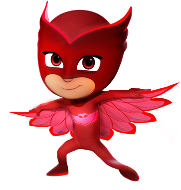 Pj Masks Clipart - Pj Mask Owlette Png (381x407)