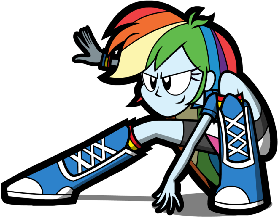 Rainbow Dash By Kingtoby19 - Cartoon (995x803)