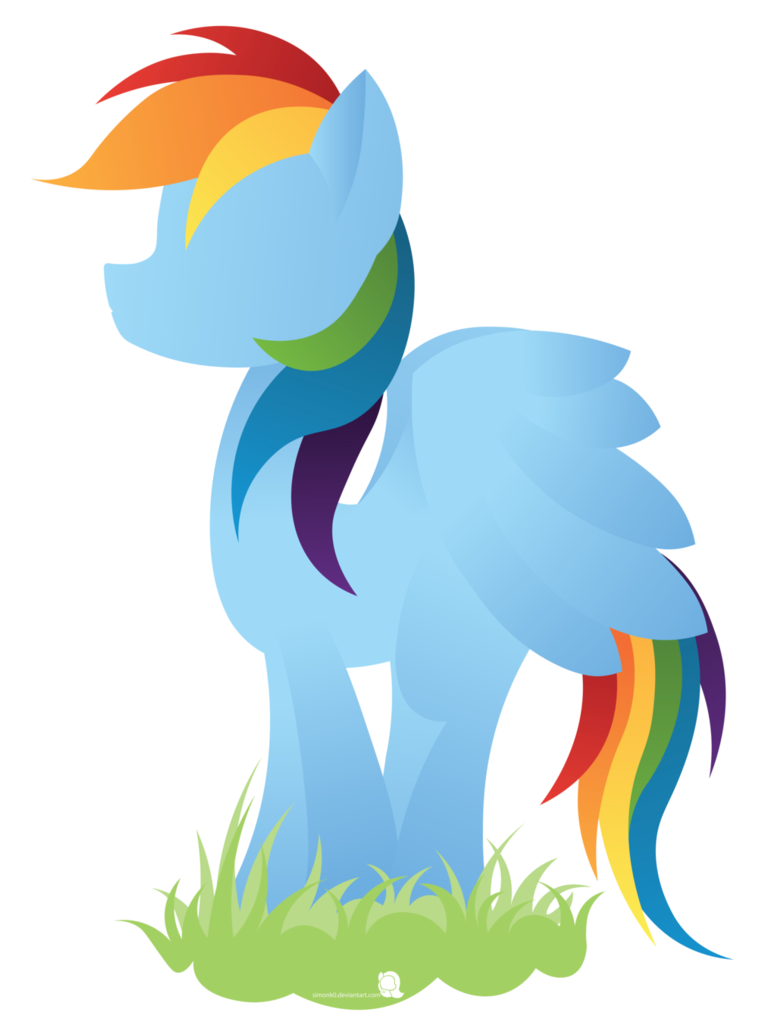 Rainbow Dash By Simonk0 - Rainbow Dash (776x1030)
