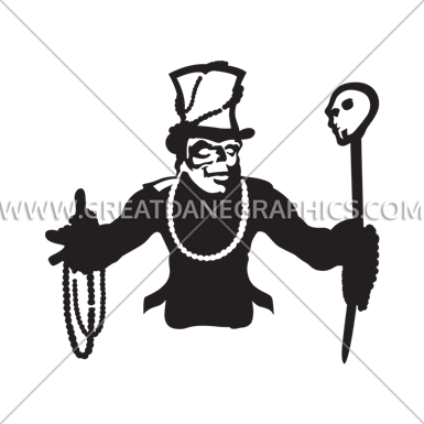 Mardi Gras Baron - Cartoon (385x385)