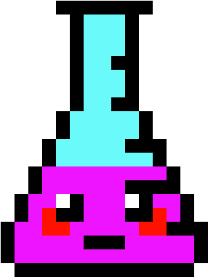 Happy Potion - Megaman En 8 Bits (520x500)