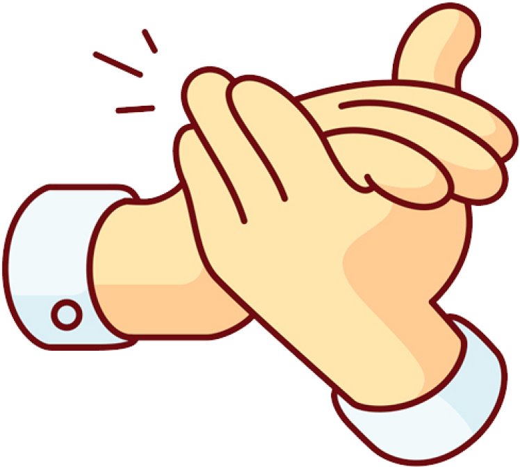 Cartoon Clapping Clapping Cartoon Applause Gesture - Clapping Cartoon (1024x1024)