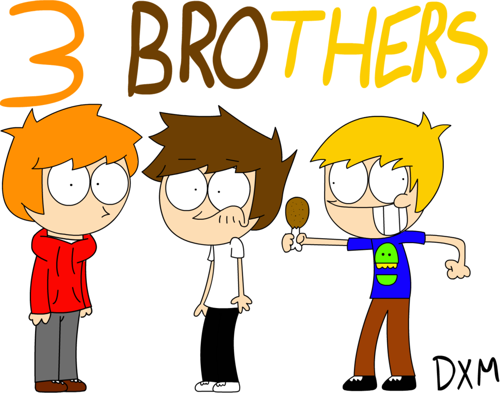 Siblings Drawing Cartoon - Deviantart (1024x805)