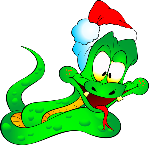 Christmas Snakes - Encapsulated Postscript (500x487)