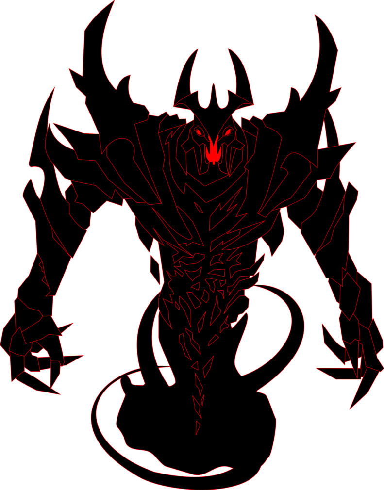 Demon Clipart Shadow - Shadow Fiend Dota 2 Model (791x1010)