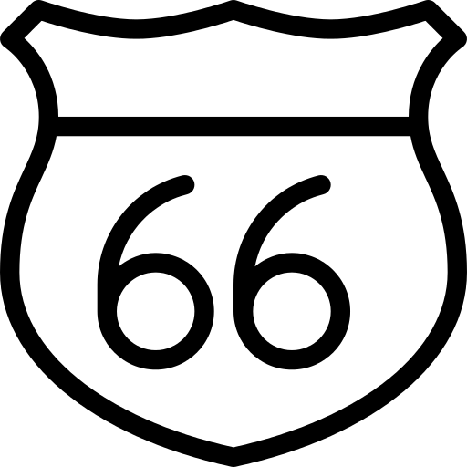 Route - Route 66 Icon (512x512)