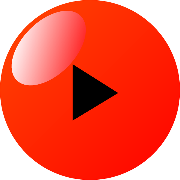 Red Play Button Icon Png (600x600)
