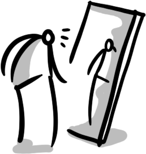 Mirror Reflection Png - Mirror Reflection Png (351x408)