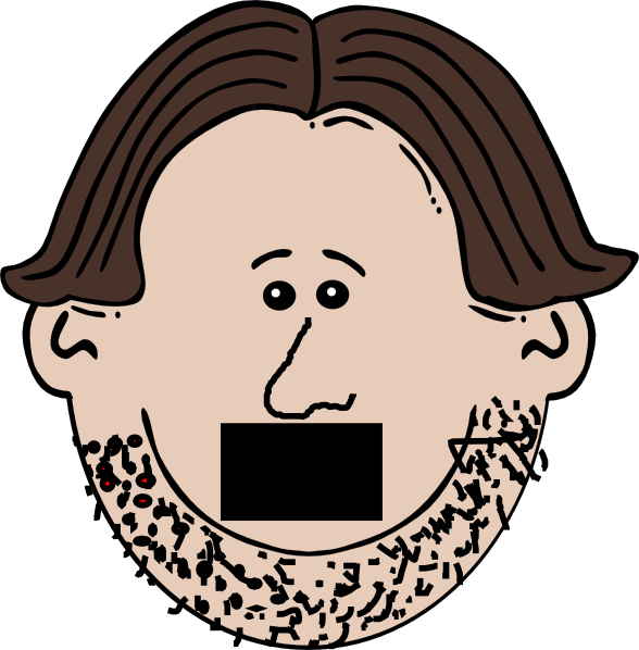 Clip Art Angry Face (588x598)