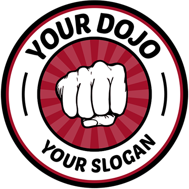 Customisable Dojo Sticker - Ananda Fireworks (374x373)