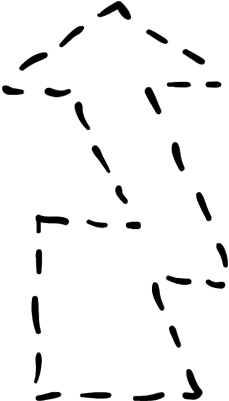 Dotted Up Arrow Vector - Arrow (400x400)