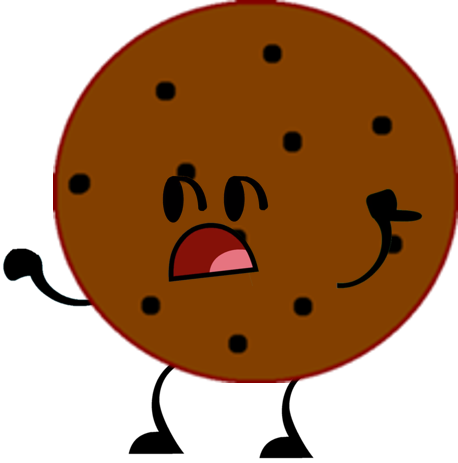 Cookie Clipart Brown Objects - Object Brawl Cookie (458x463)