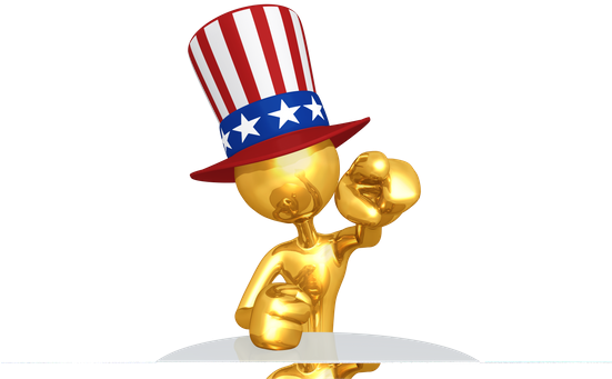 Uncle Sam 3d Render - Illustration (550x358)
