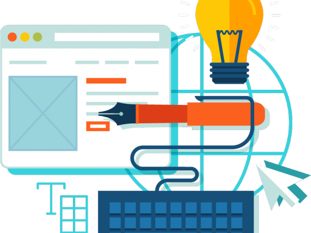 Software Development Clipart Process Owner - Engage Both Online And Offline Customers Vector (640x480)