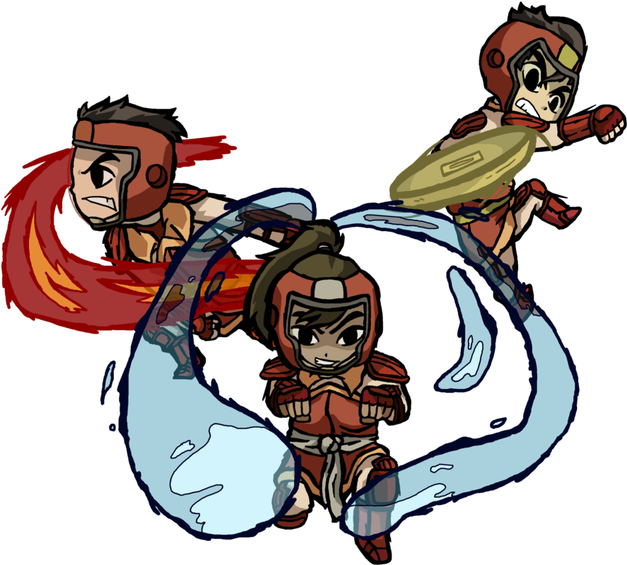 The Fire Ferrets By - Cartoon (900x800)