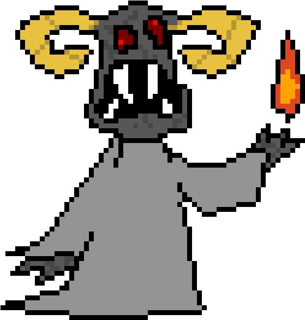 Demon Merchant - Pixel Art (690x780)