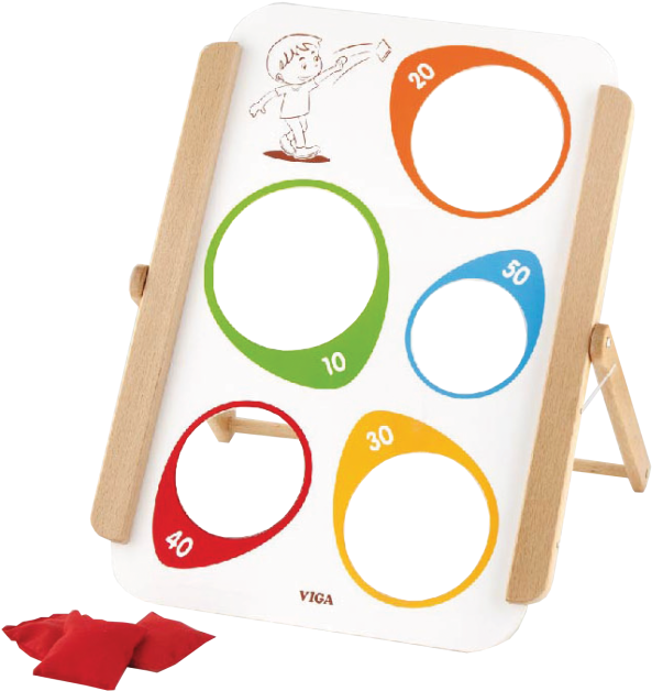 Bean Bag Toss - Illustration (681x700)