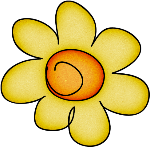 Jfial Doodle 18 - Flower (500x489)