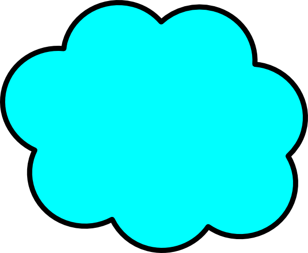 Bright Cloud Clipart (600x492)
