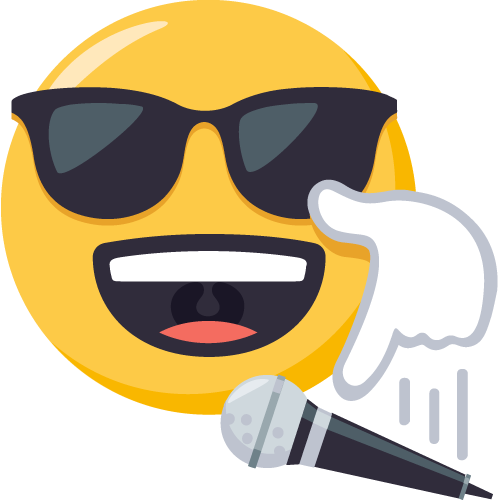 Mic Drop - Mic Drop Emoji (500x500)
