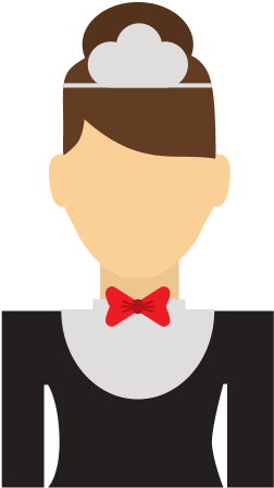 Hotel Waiter Icon - Vector Graphics (550x550)